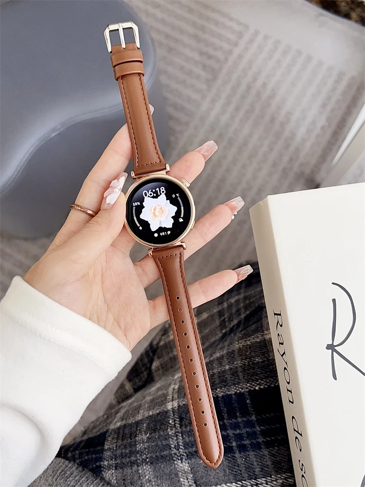 سوار جلدي رفيع لساعة سامسونج ج - مراجعة Titan Smartwatch Accessories وسعره