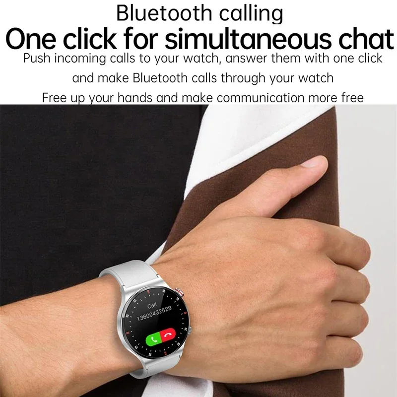 ساعة ذكية للرجال، تدعم تقنية ا - مراجعة Smartwatch Custom وسعره