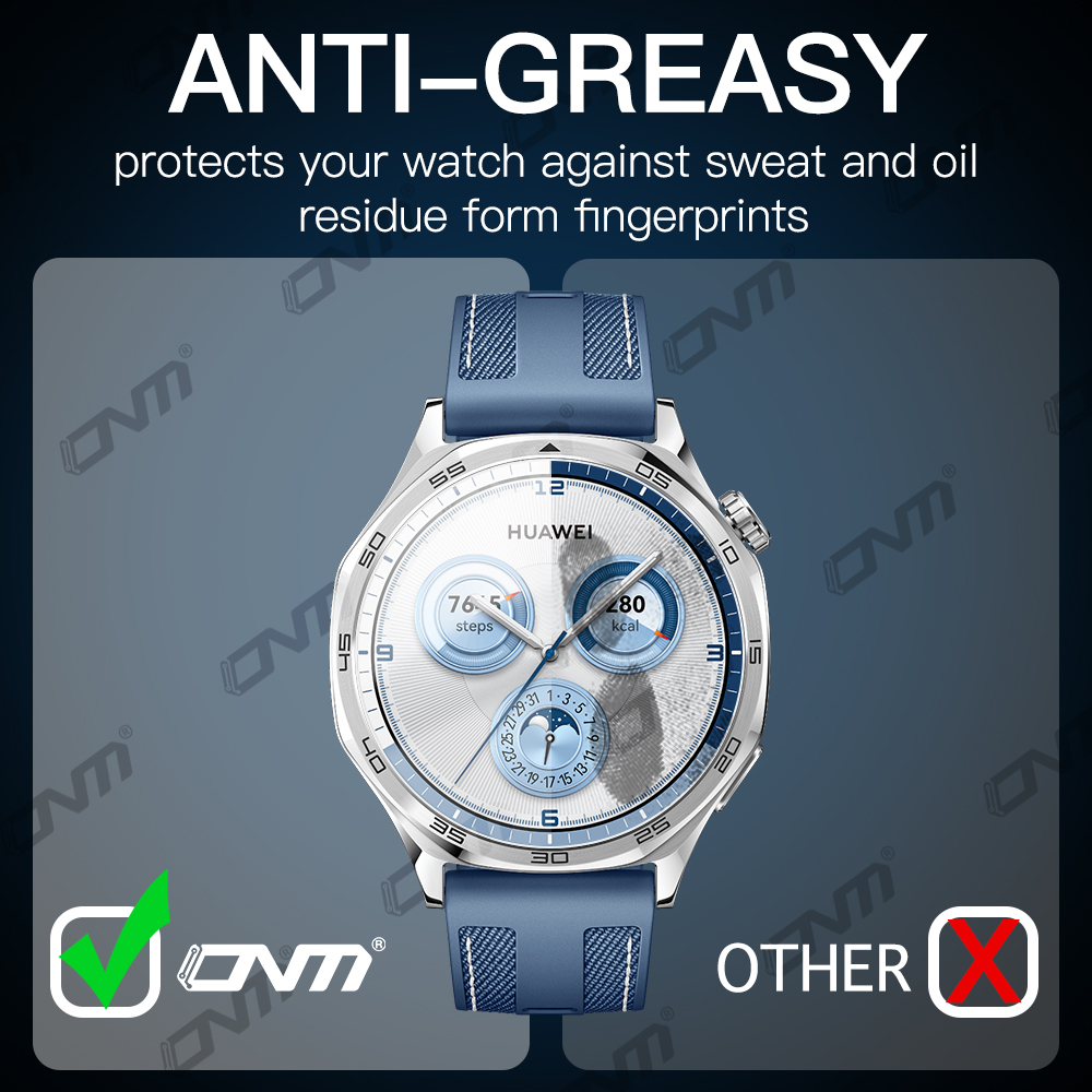 واقي شاشة 2.5D لساعة هواوي GT  - مراجعة Motorola Smartwatch Accessories وسعره